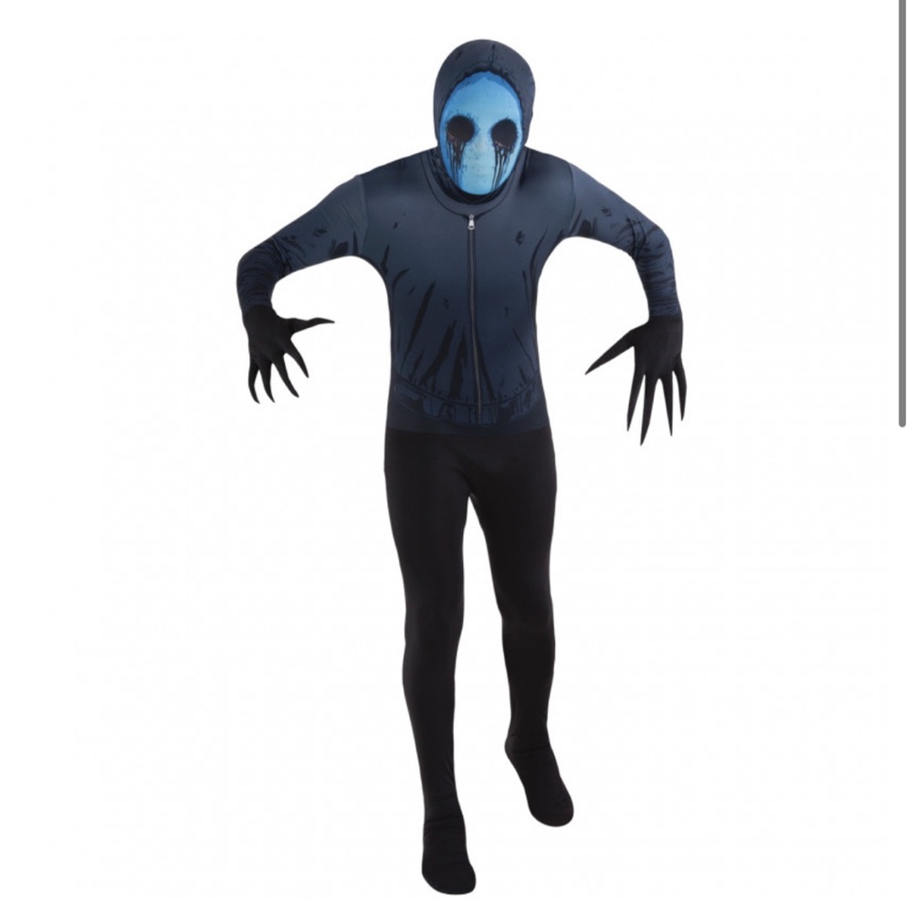 Kids Size Medium 8-10 Eyeless‎ Jack Morphsuit One Piece Costume NEW